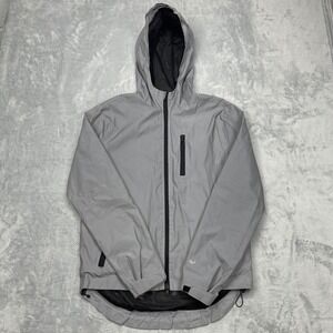 Forever 21 Windbreaker Men's Size Small Gray Reflective Lightweight